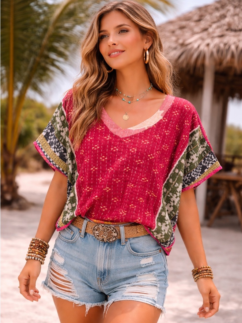 Kantha Top